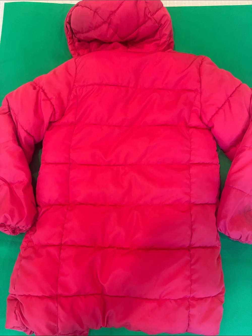 GAP Bright Pink Girls' Puffer Coat with Hood
